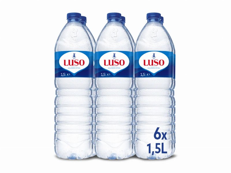 Água Mineral Luso Pet 6X1.5 l