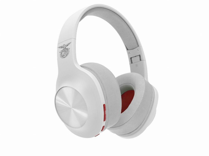 Auscultadores Bt Benfica Hama 00211253 Branco