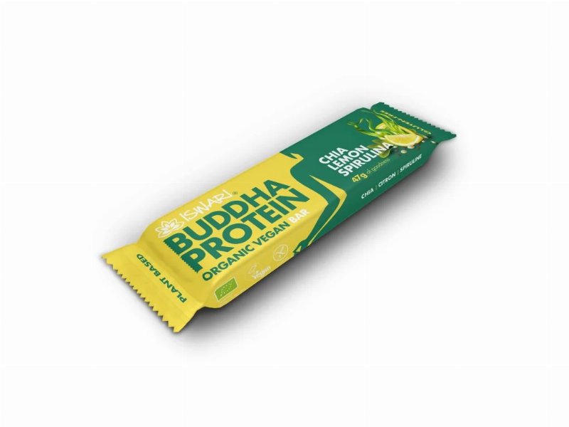 Barra Proteica Iswari Spirulina E Limão Bio 47 g