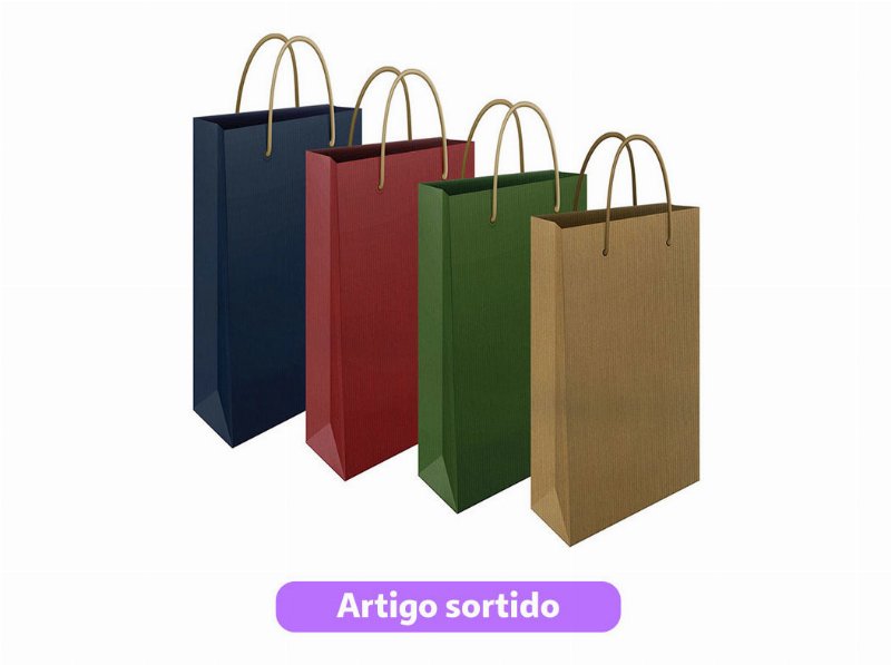 Saco Papel Kraft Mitos Para Garrafa Cores Sortidas