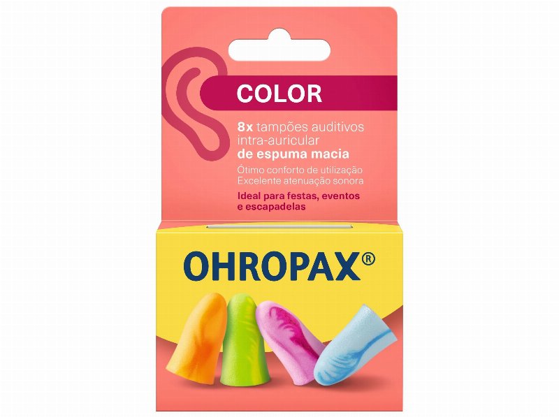 Tampões Ouvidos Ohropax Color 8Un