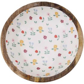 Taça 24Cm Flores Casa Em Flor Kasa