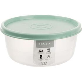 Caixa Hermética Redonda 0,3 l Grey Kasa