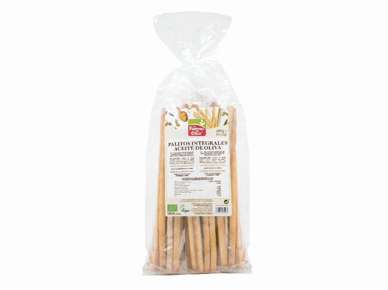 Gressinos La Finestra Sul Cielo Integrais Com Azeite Bio 200 g