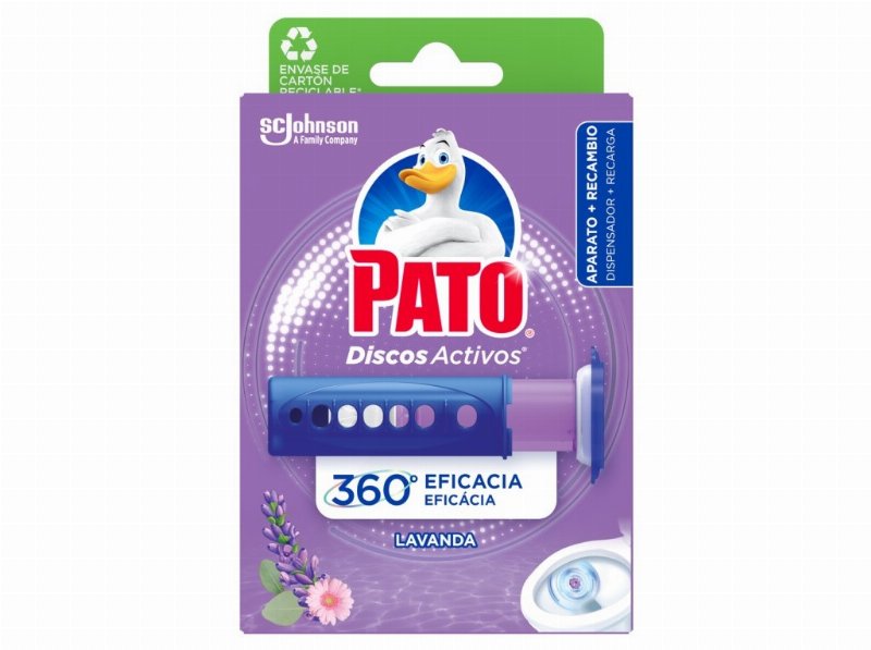 Bloco Pato Sanitário Discos Activos Apa Lavanda 36 ml