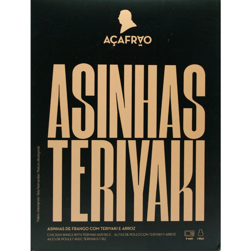 Asinhas De Frango Com Teriyaki E Arroz 400 g