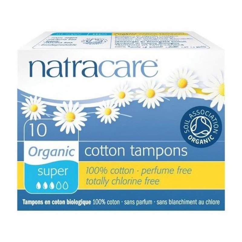 Tampão Algodão Super Bio Natra Care 10 Unds