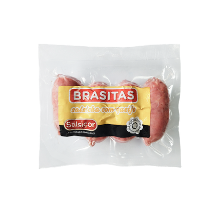 Salsicha Com Queijo Brasitas Salsiçor 0.16Kg