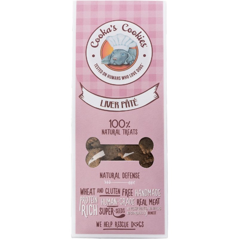 Biscoitos Para Cão Liver Patê Sem Glúten 100 g