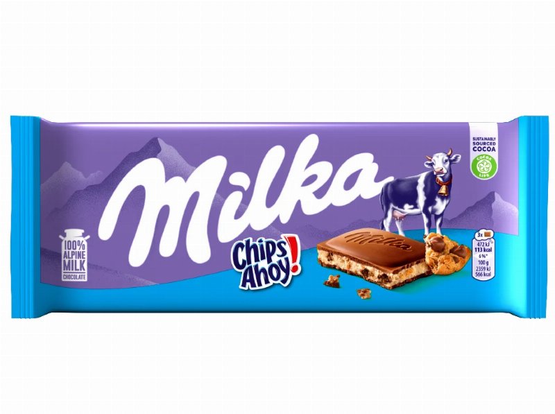 Chocolate Milka De Leite Chips Ahoy! 100 g