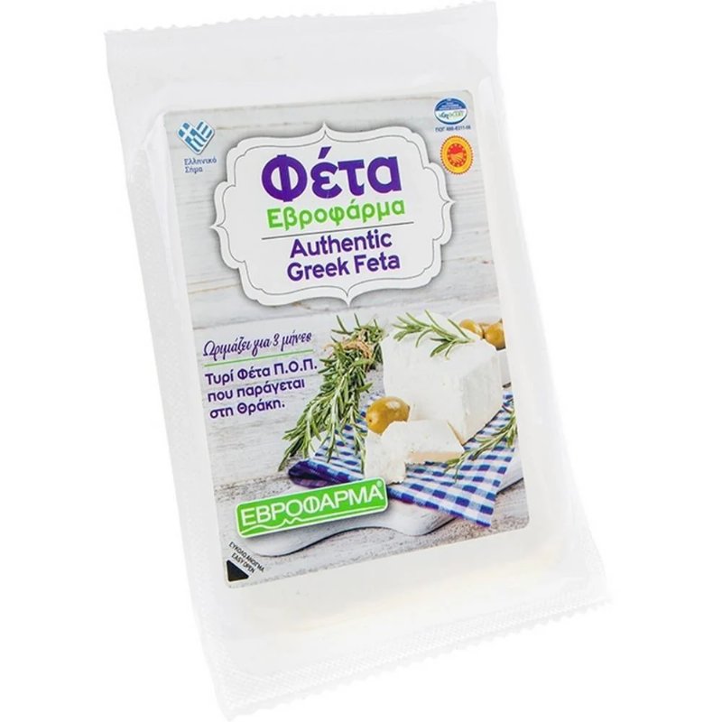 Queijo Feta Dop Evrofarma Sem Glúten 200 g