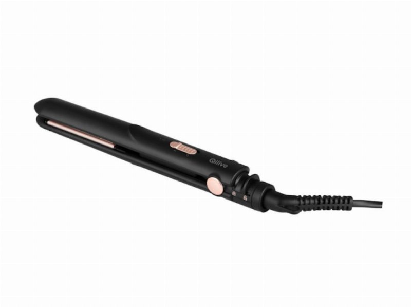 Mini Alisador De Cabelo Qilive Q.7762 Cerâmica Cabo 360º Viagem