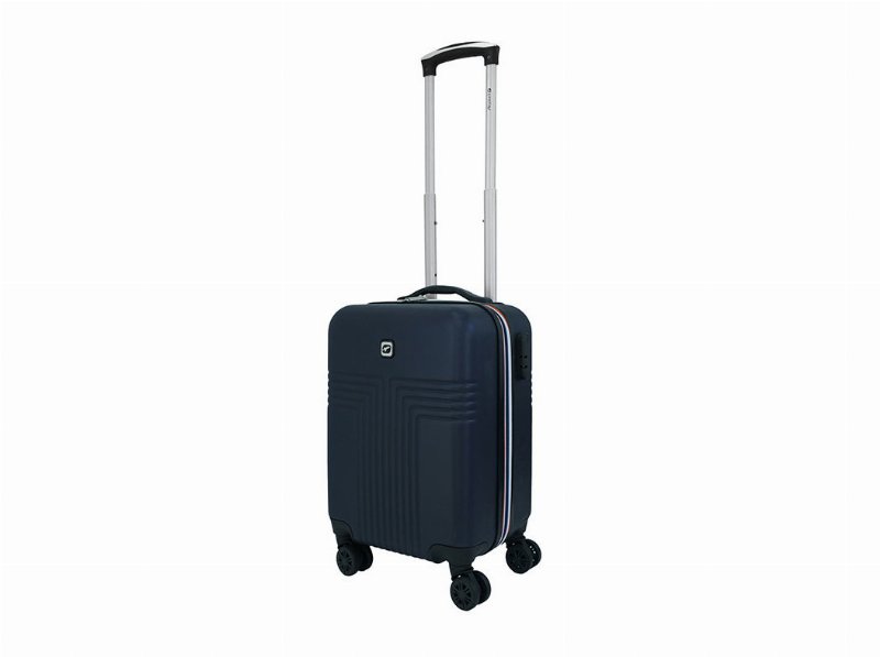 Mala De Cabine Rígida Airport Azul 8 Rodas 55X22X35Cm