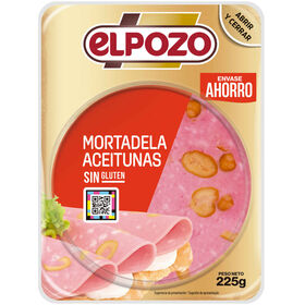 Mortadela De Porco Com Azeitonas Elpozo 225 gr