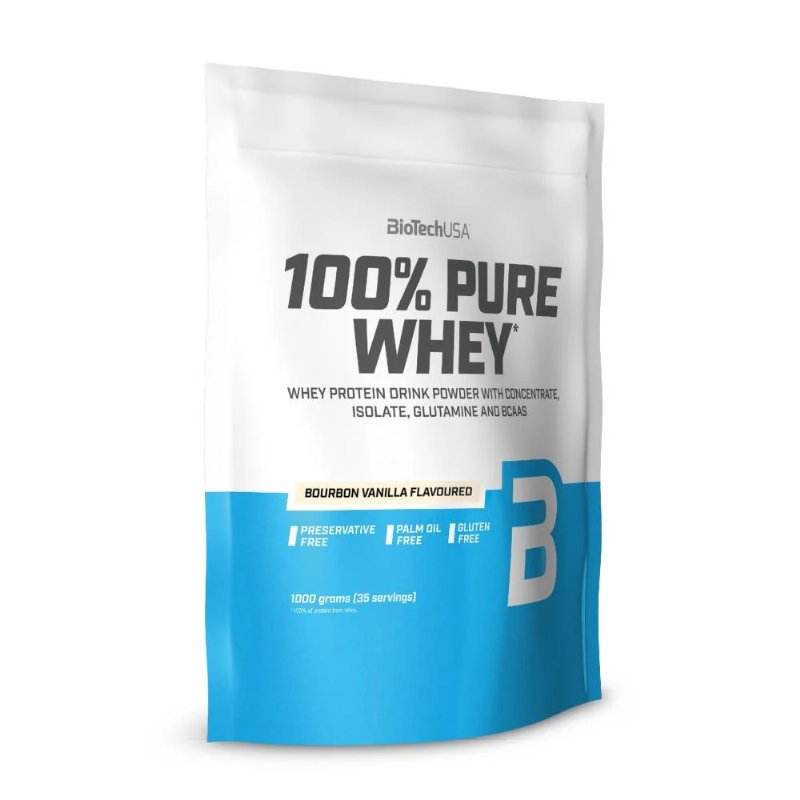 Pure Whey 100% Bourbon Vanilla Biotech Usa 1 kg