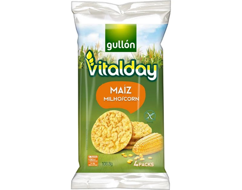 Tortitas Gullon Vitalday Milho 108.8 g