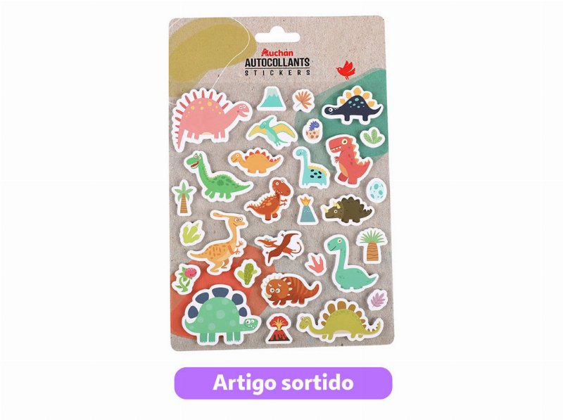 Stickers Em Espuma Auchan 4 Modelos Sortidos