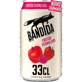 Sidra Em Lata Com Álcool Frutos Vermelhos Bandida 33 cl