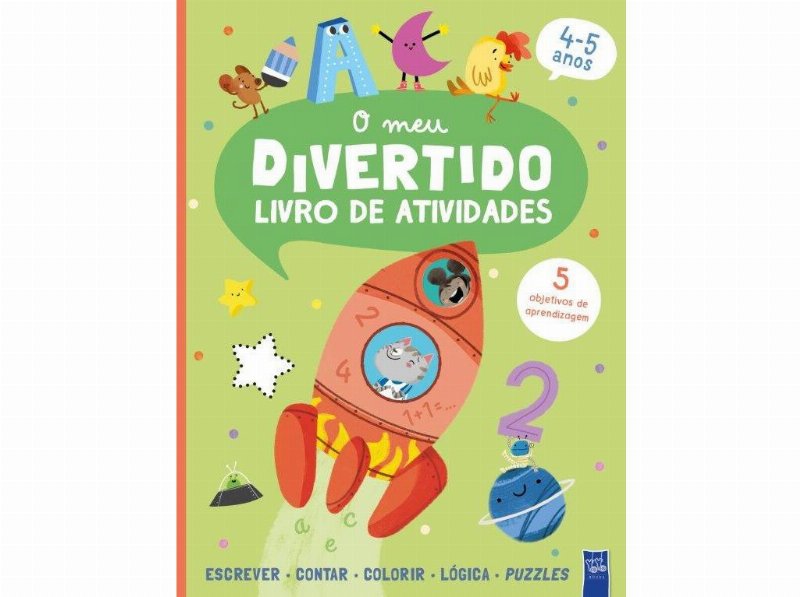 Livro Divertido De Atividades - Foguetão 4-5 Anos