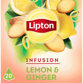Infusão Limão E Gengibre Pyramid Saquetas Lipton 20 Un