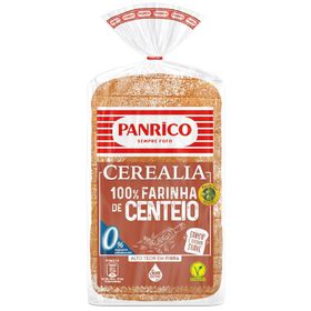 Pão De Forma Cerealia 100% Centeio Com Côdea Panrico 400 gr