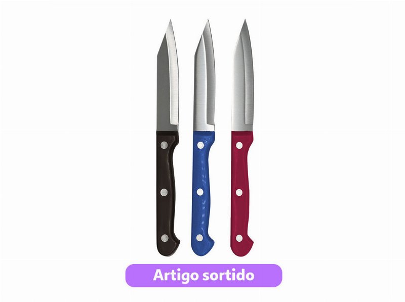 Faca Actuel Com Cabo De Plástico Cores Sortidas