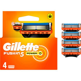 Recarga De Lâminas Power Gillette Fusion 4 Un