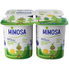Iogurte Polpa Pera Infantil Lanchinho Booom Mimosa 480 gr (4 Un)