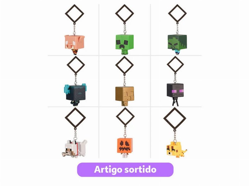 Minecraft Backpack Buddies S3 Modelos Sortidos