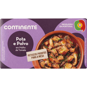 Polvo E Pota Com Molho Tomate Continente 120 gr (Peso Escorrigo 72 gr)