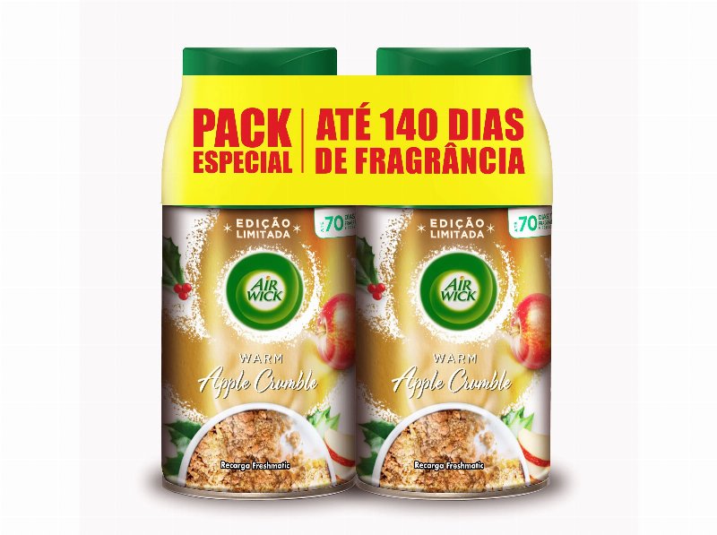 Ambientador Recarga Airwick Apple Crumble 2X250 Ml