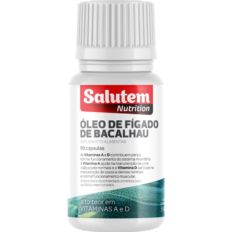 Óleo Figado De Bacalhau 90 cápsulas
