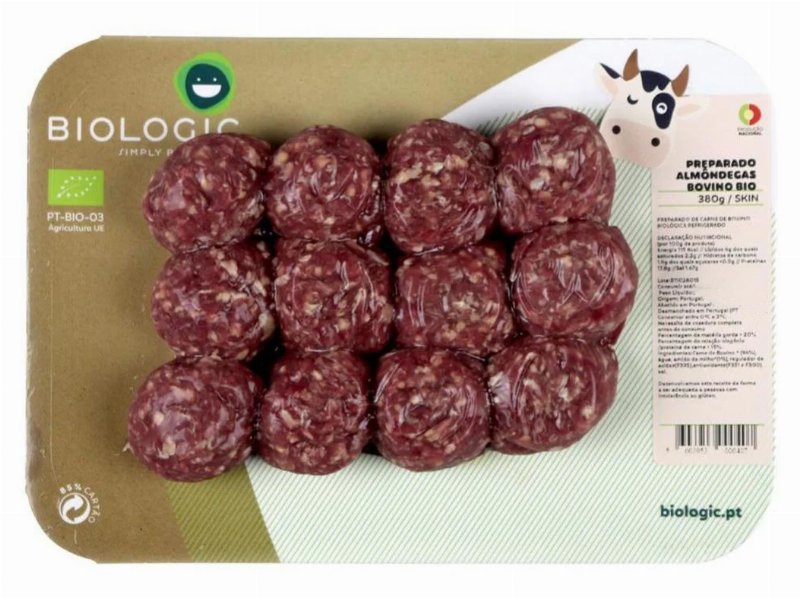 Almondegas Bovino Biologic Bio 380 g
