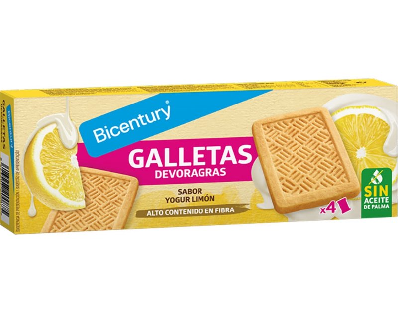 Bolachas Bicentury Devoragras Limão 160 g