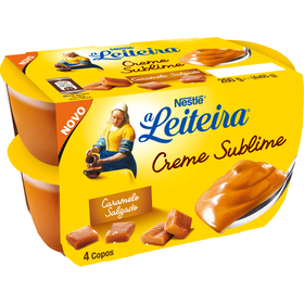 Sobremesa Creme Caramelo Salgado A Leiteira 260 gr (4 Un)