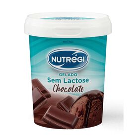 Gelado Chocolate Sem Lactose Nutrégi 500 ml