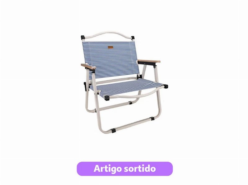 Cadeira Praia Tobrands Dobrável Modelos Sortidos