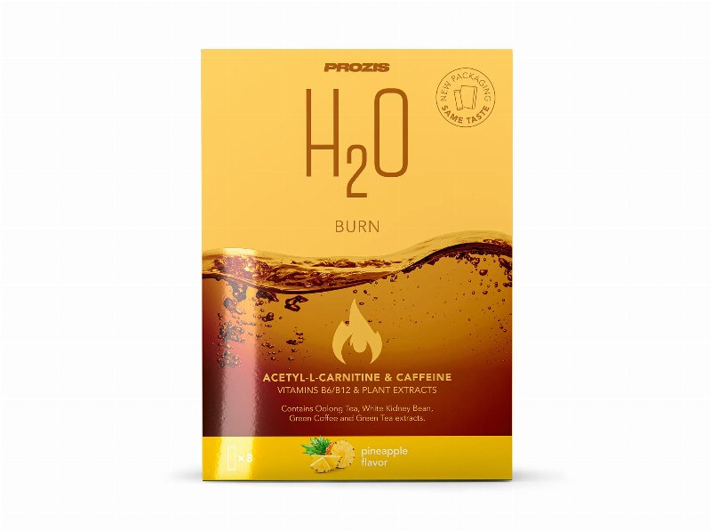 Bebidas Instantanea H2O Prozis Burn Ananás 72 g (8X9 g)