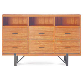 Aparador Alto Com Gavetas 160X40X105Cm Nordic Kasa