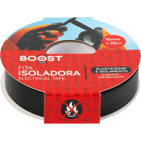 Fita Isoladora Elétrico 25Mx15Mm Preto Boost 1 Un