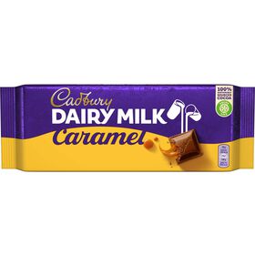 Tablete De Chocolate De Leite E Caramelo Cadbury 180 gr