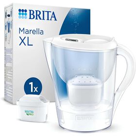 Conjunto Jarro De Filtrar 3,5 l Marella Branco E 1 Filtro Maxtra Pro All-In-1 Brita