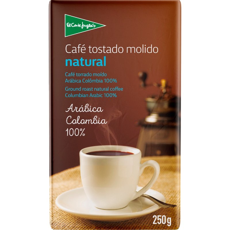 Café Moído Torrado Arábica Colômbia 100% 250 g