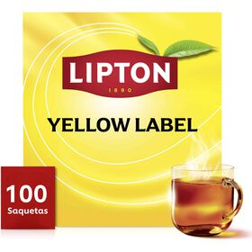 Chá Preto Yellow Label Saquetas Lipton 100 Un