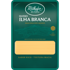 Queijo Ilha Branca Fatiado Milhafre 180 gr