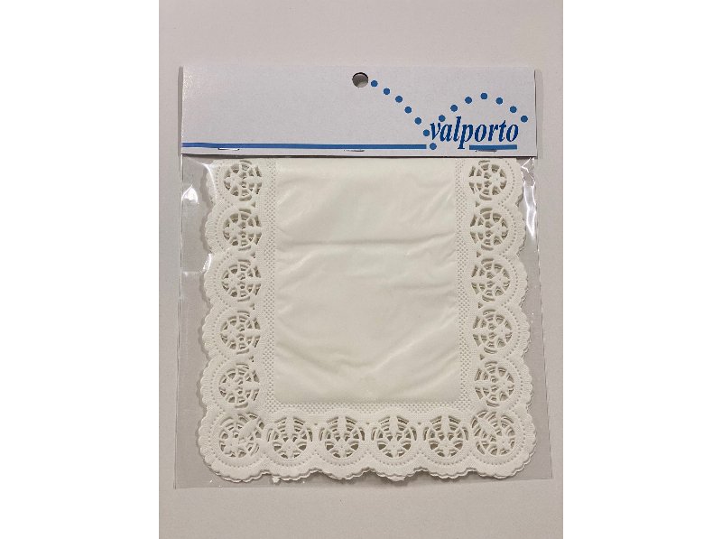 Naperons Papel Valporto Branco 40X20Cm 6Un