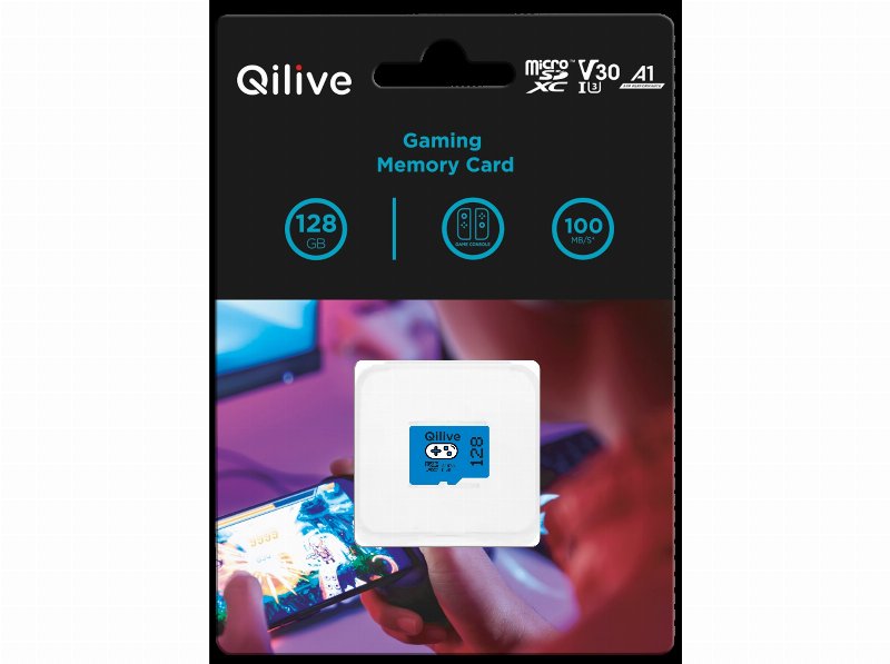 Cartão Memória Msd Qilive Cl.10 Uhs-I U3 Gaming 128Gb