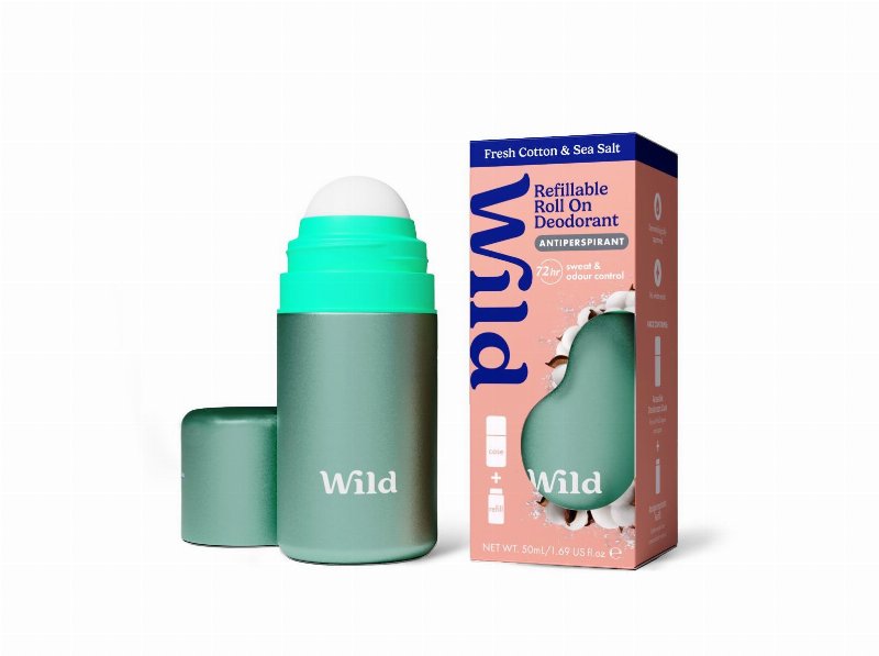 Desodorizante Roll-On Wild Roll-On Algodão Sal 50 ml