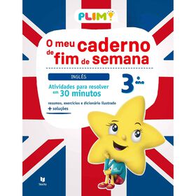 Plim! O Meu Caderno De Fim De Semana - Inglês - 3.º Ano