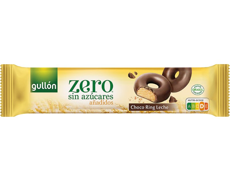 Bolachas Aros Gullon Chocolate De Leite Sem Açúcar 150 g